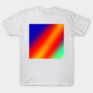 colorful rainbow abstract texture art background T-Shirt